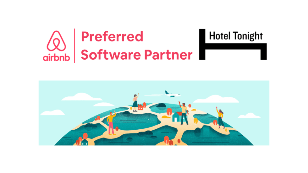 Preferred Software Partner of airbnb + hotel tonight