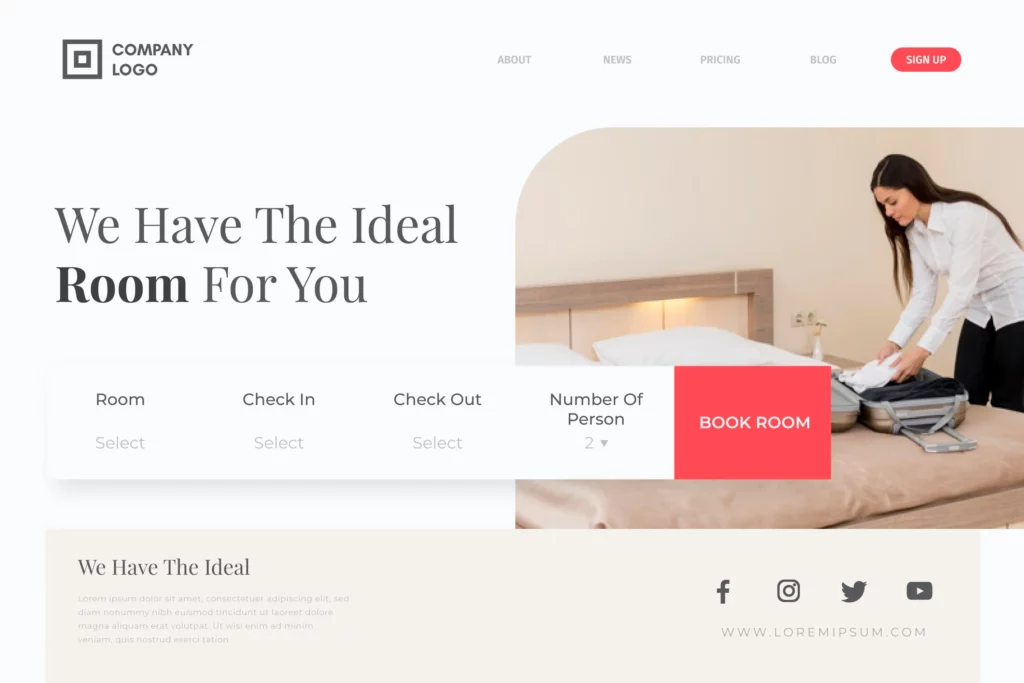 Octorate Hotel Website Template